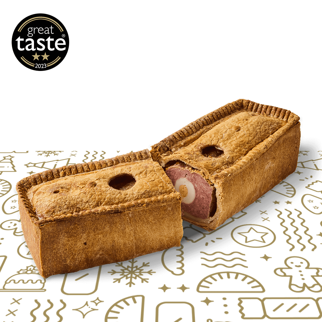 Gala pork pie with egg