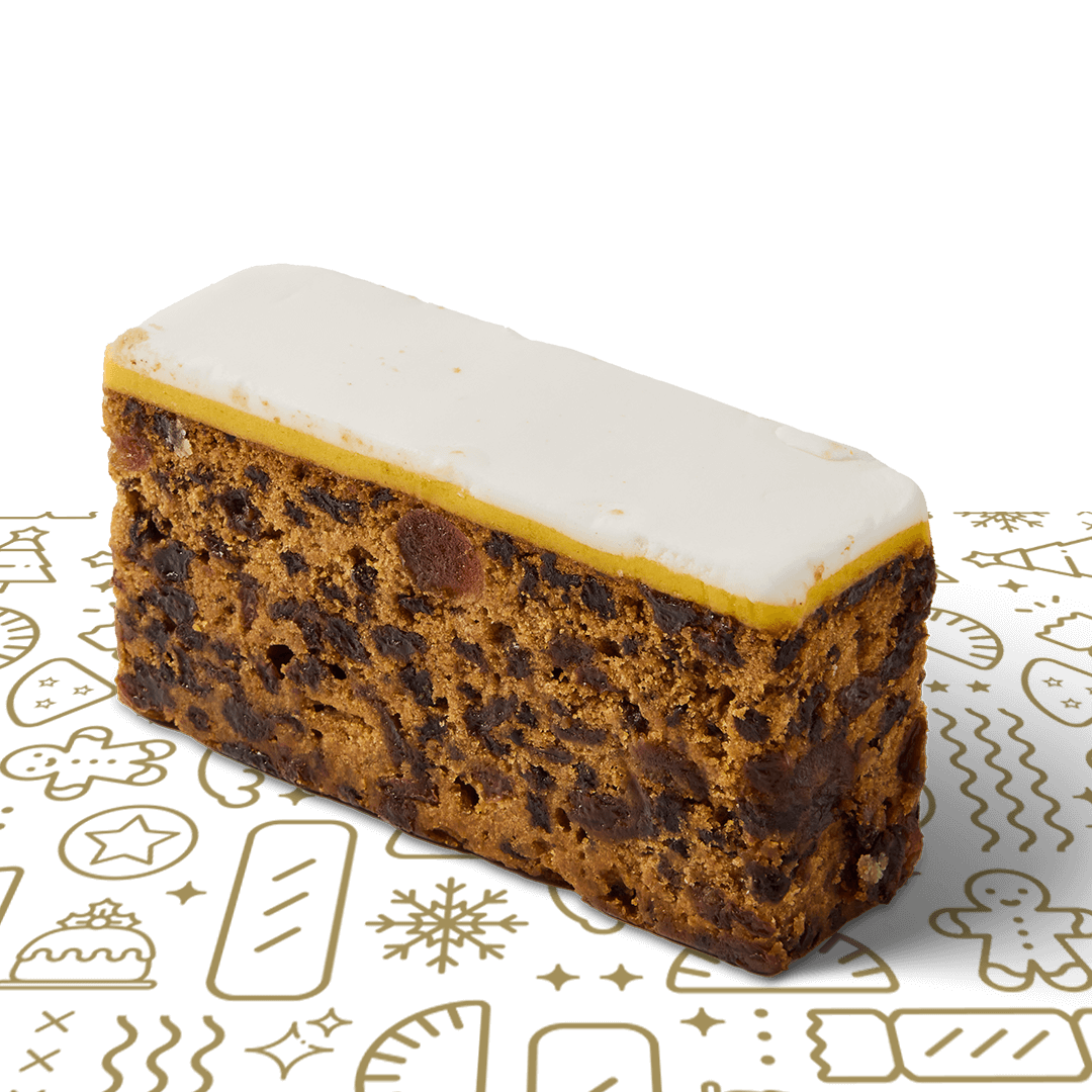 Iced Fruit Cake Bar