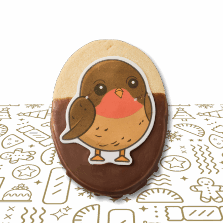 robin bird biscuit