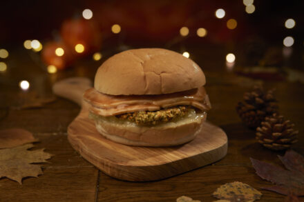 Hot Pork, Stuffing & Gravy Sandwich